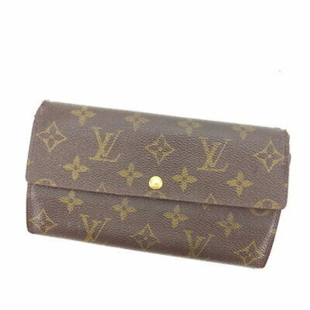 Louis Vuitton Long Wallet Monogram Monogram Canvas